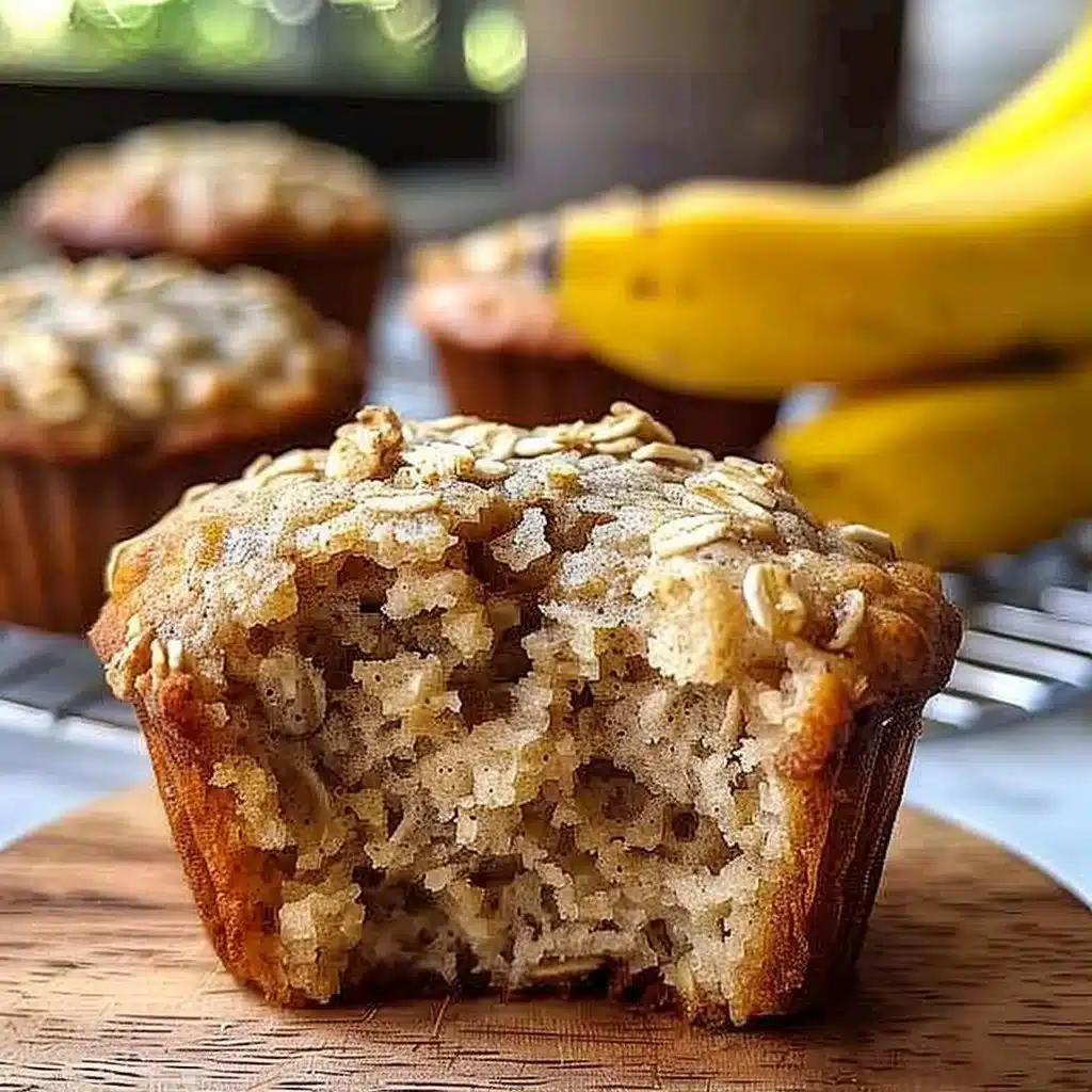 Banana Oatmeal Muffins 3 Banana Oatmeal Muffins