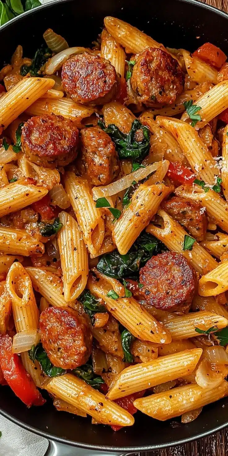 Cajun Sausage Pasta 3 Cajun Sausage Pasta