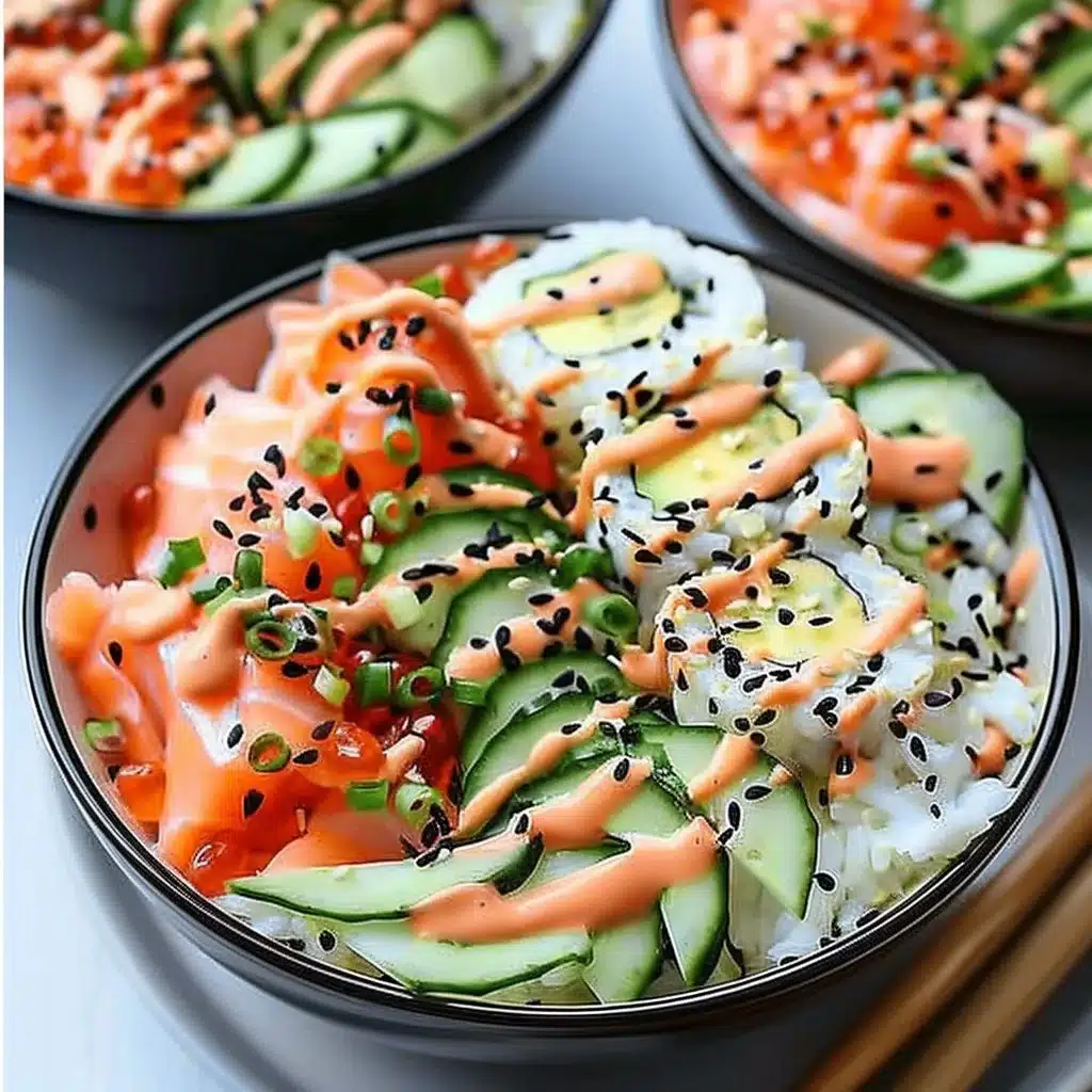 California Roll Sushi Bowls 3 California Roll Sushi Bowls