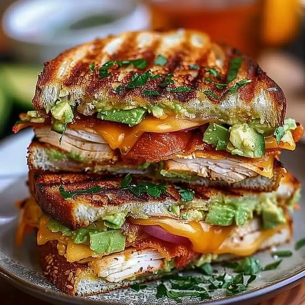Chicken Avocado Melt Sandwich 3 Chicken Avocado Melt Sandwich