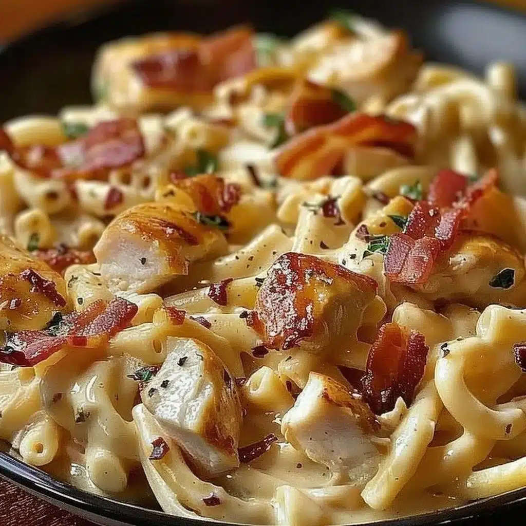 Chicken Bacon Ranch Pasta 3 Chicken Bacon Ranch Pasta