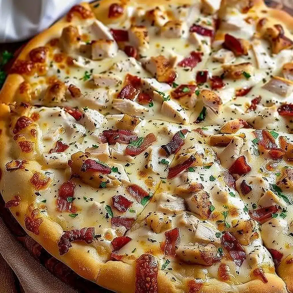 Chicken Bacon Ranch Pizza 3 Chicken Bacon Ranch Pizza
