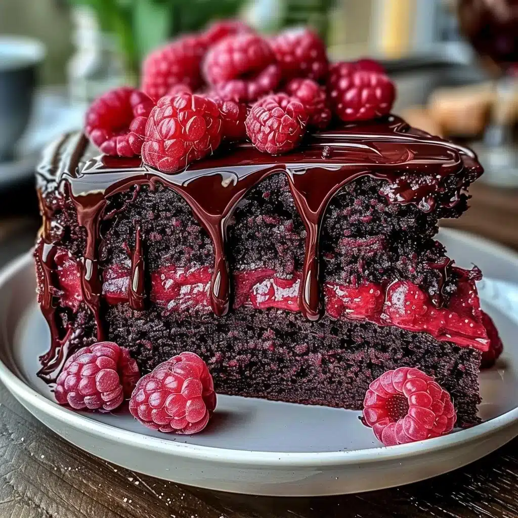 Chocolate Raspberry Cake 3 Chocolate Raspberry Cake