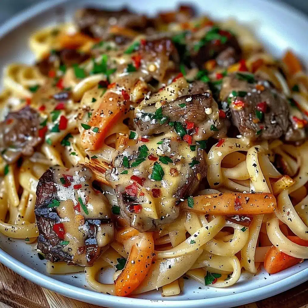 Cowboy Butter Steak Linguine with Roasted Carrots & Parsley 3 Cowboy Butter Steak Linguine with Roasted Carrots & Parsley