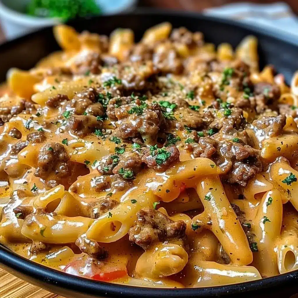 Creamy Beef Pasta 3 Creamy Beef Pasta