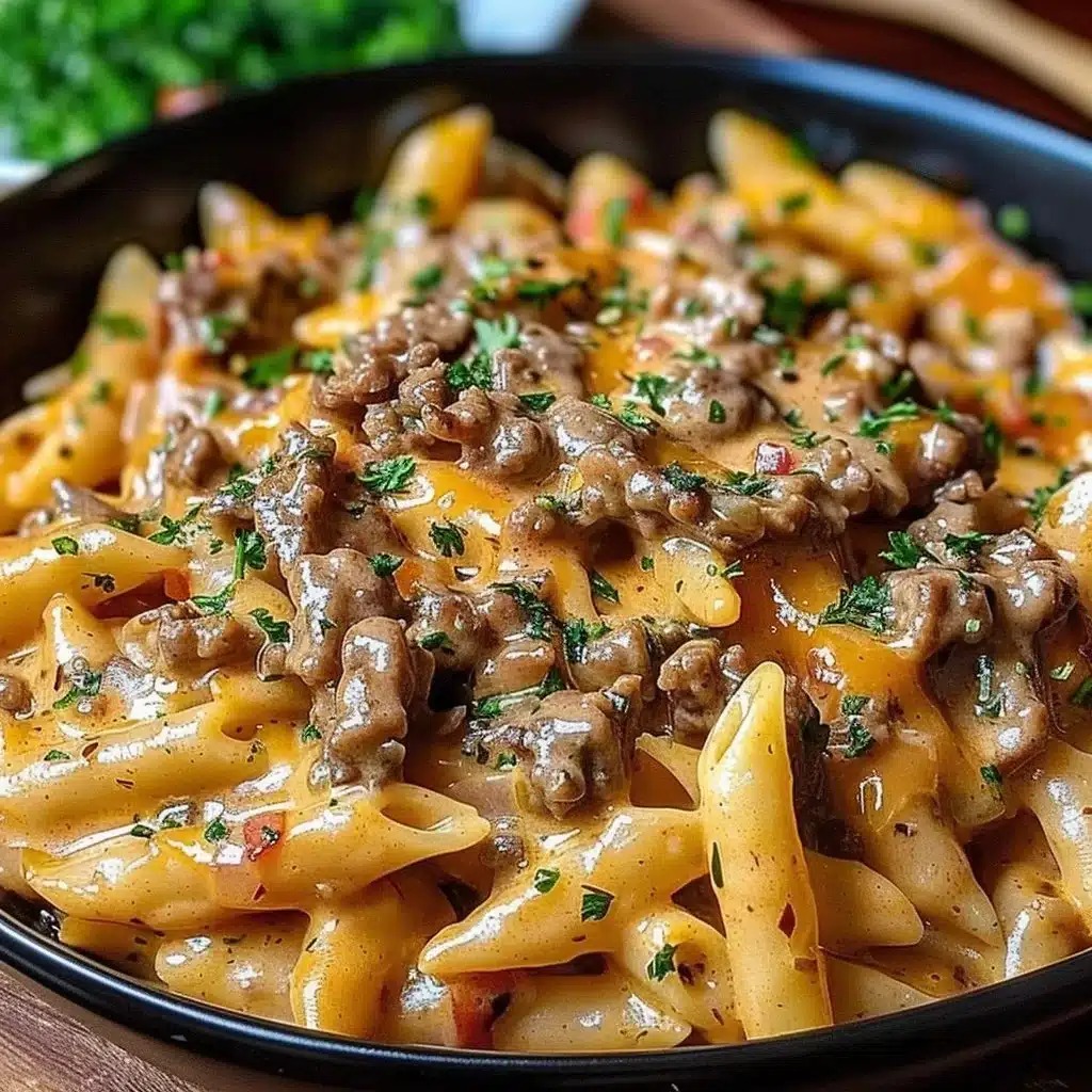 Creamy Beef Pasta 3 Creamy Beef Pasta