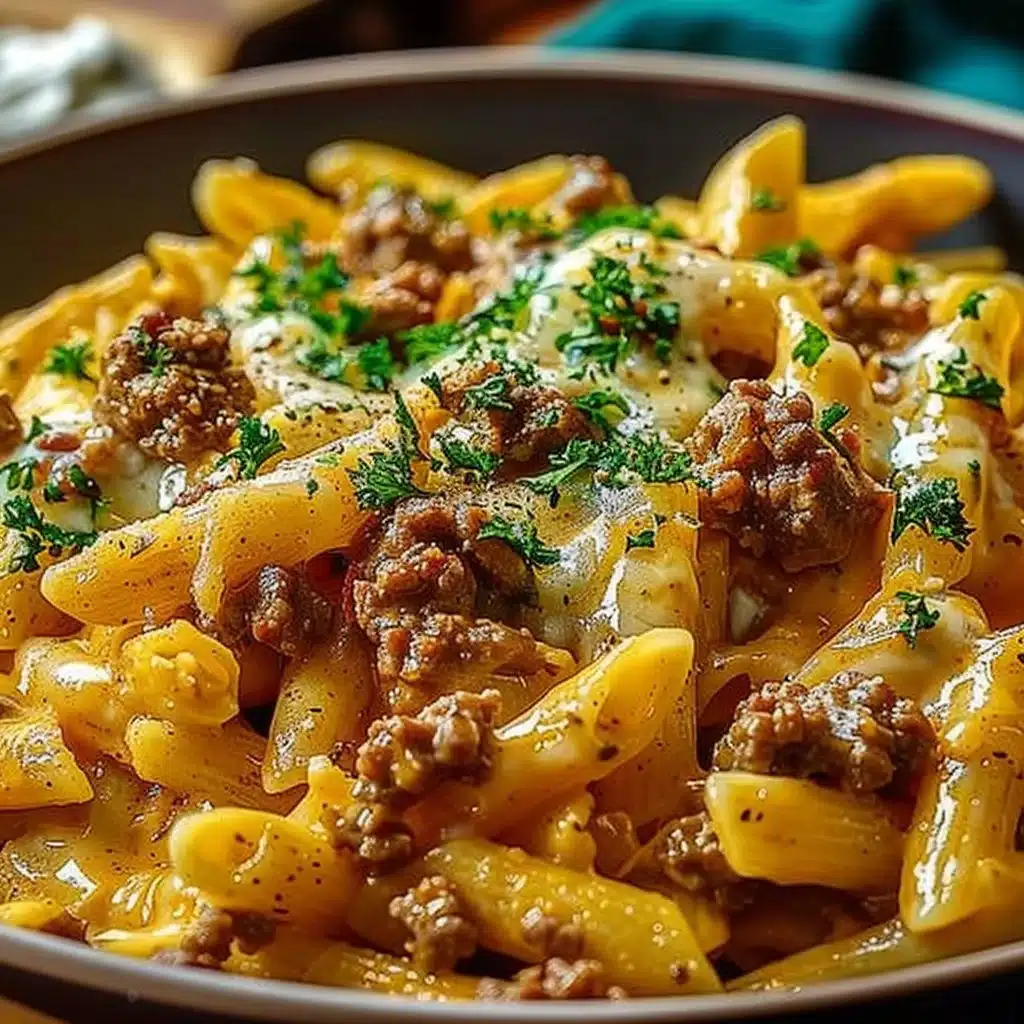 Creamy High Protein Beef Pasta 3 Creamy High Protein Beef Pasta