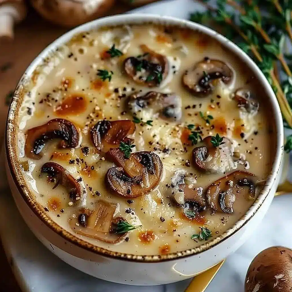 Creamy Mushroom Soup 3 Creamy Mushroom Soup