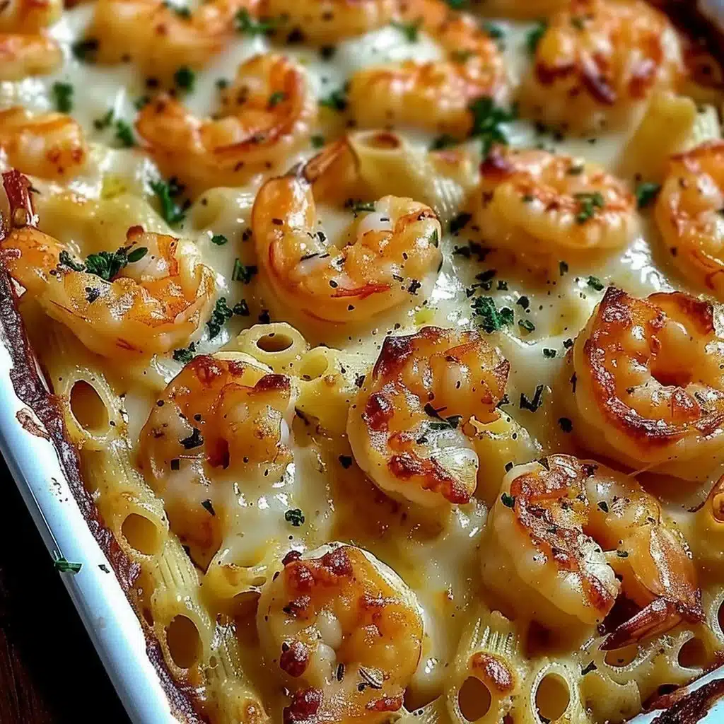 Creamy Shrimp Scampi Pasta Bake 3 Creamy Shrimp Scampi Pasta Bake