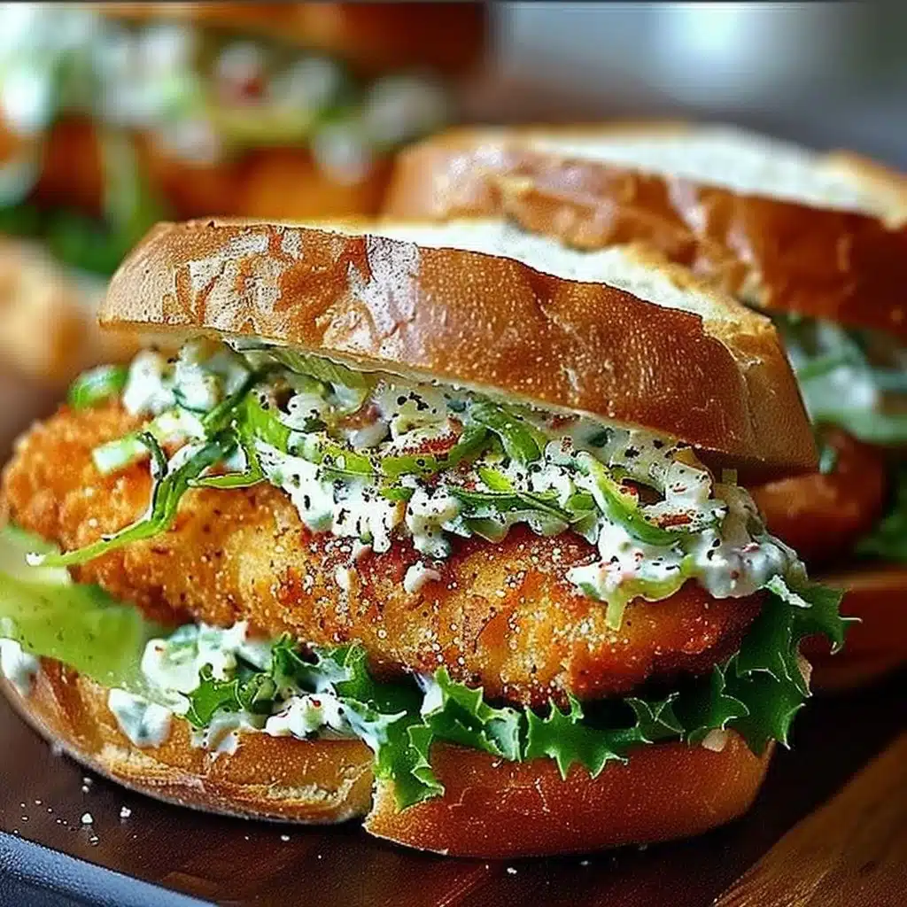 Crispy Chicken Caesar Sandwich 3 Crispy Chicken Caesar Sandwich