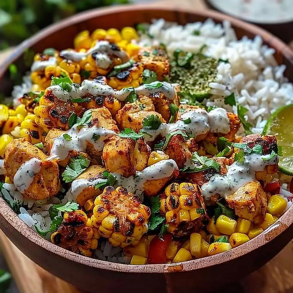 Flavorful Chicken Bowls with Street Corn and Fresh Veggies 3 Flavorful Chicken Bowls with Street Corn and Fresh Veggies