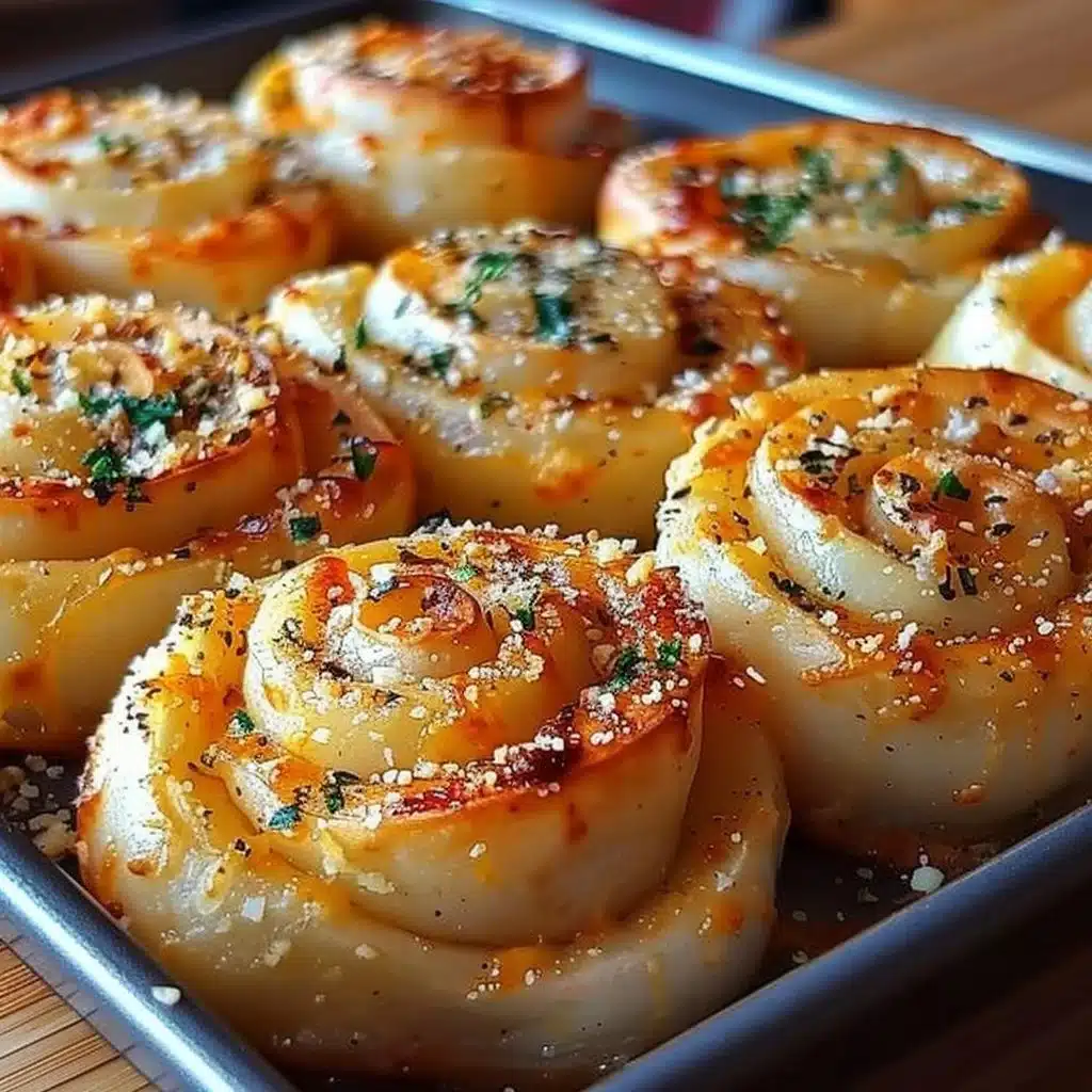 Garlic Parmesan Pizza Rolls 3 Garlic Parmesan Pizza Rolls