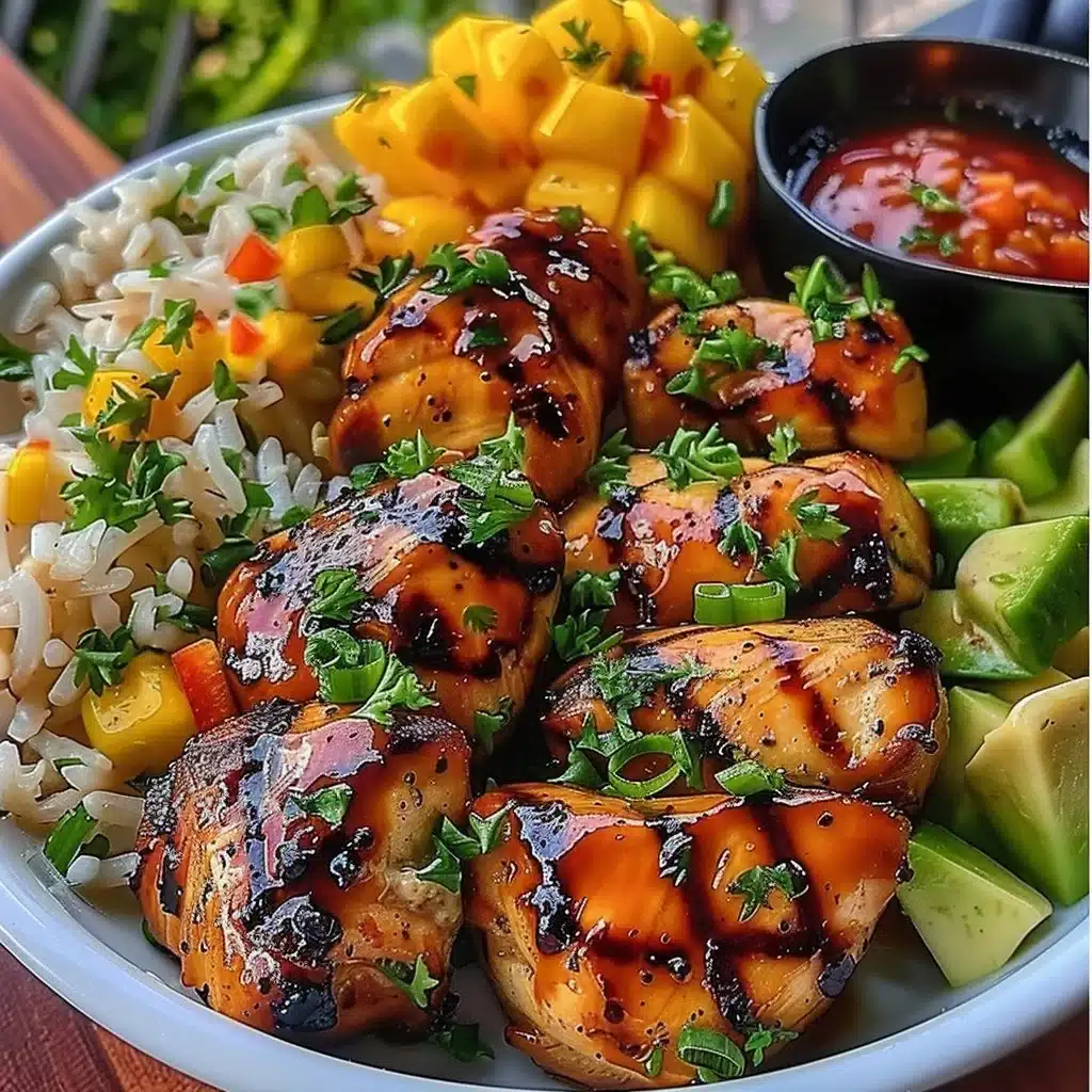 Grilled Maple Sriracha Chicken Bites 3 Grilled Maple Sriracha Chicken Bites