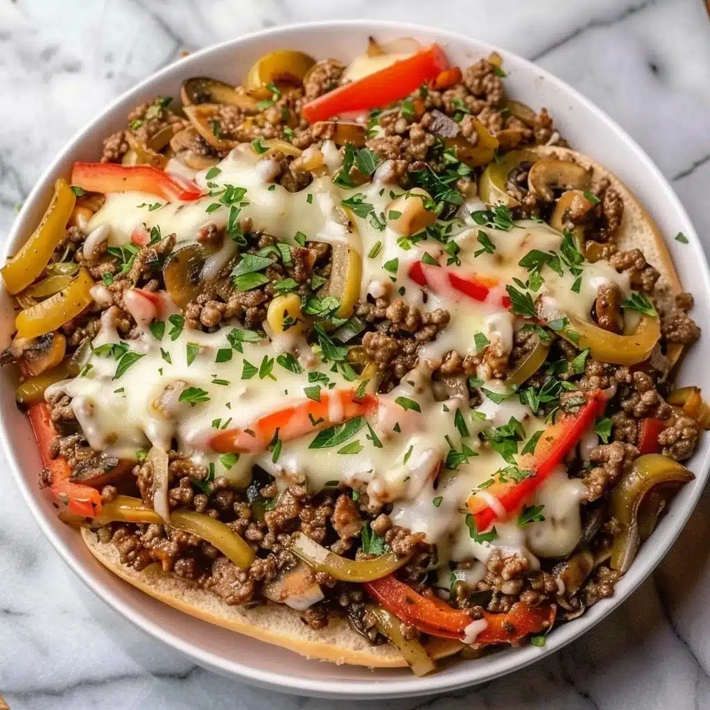 Ground Beef Philly Cheesesteak Meal Prep 3 Ground Beef Philly Cheesesteak Meal Prep