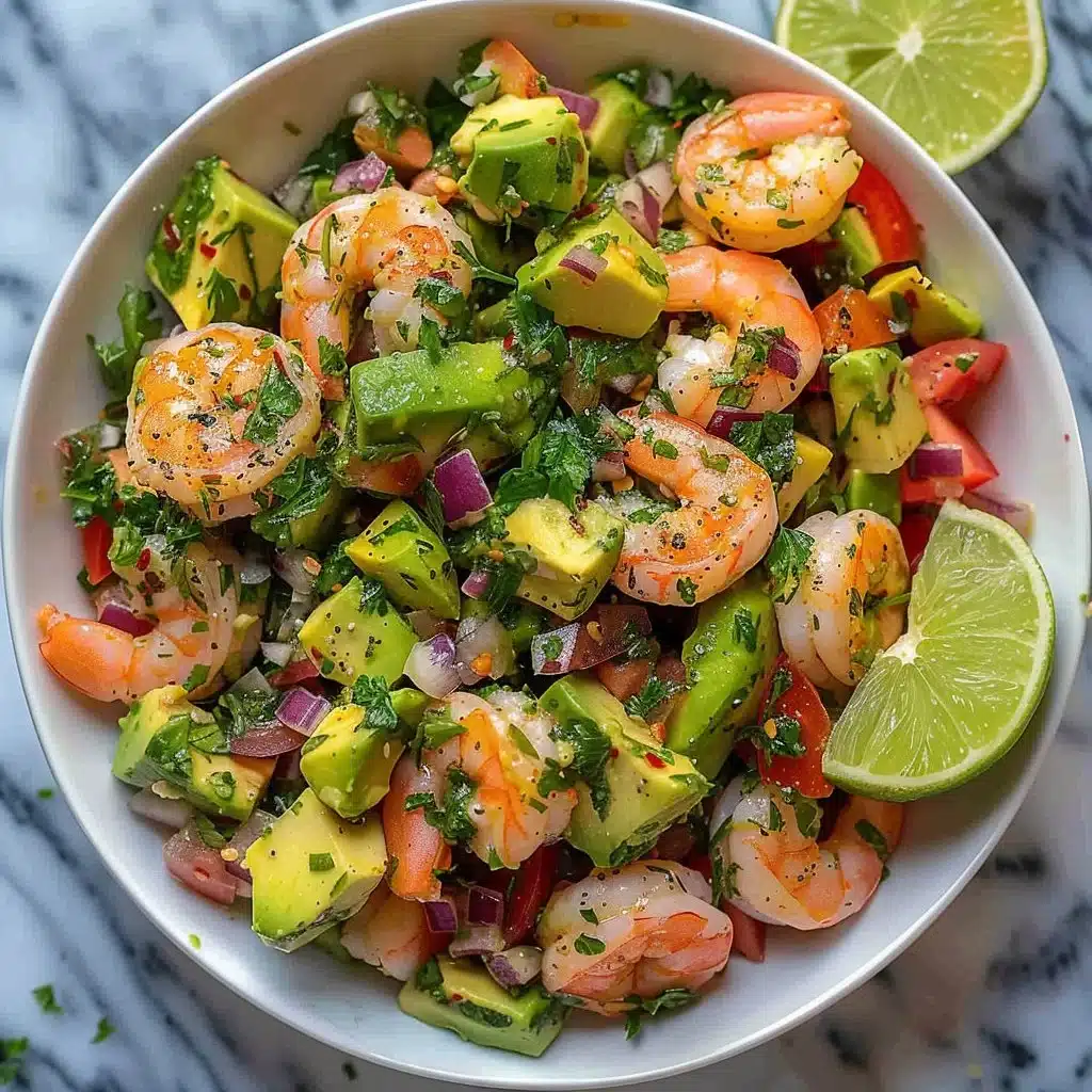 Healthy Shrimp Avocado Salad 3 Healthy Shrimp Avocado Salad