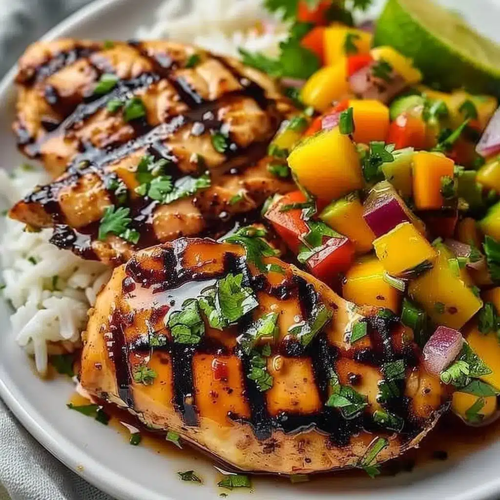 Honey Lime Chicken with Mango Salsa 3 Honey Lime Chicken with Mango Salsa