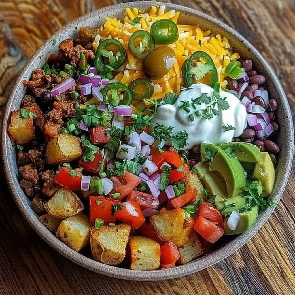 Loaded Potato Taco Bowl 3 Loaded Potato Taco Bowl