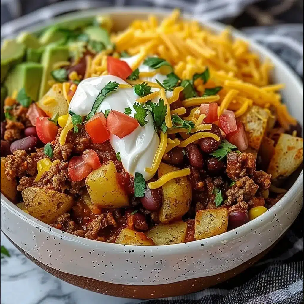 Loaded Potato Taco Bowl 3 Loaded Potato Taco Bowl