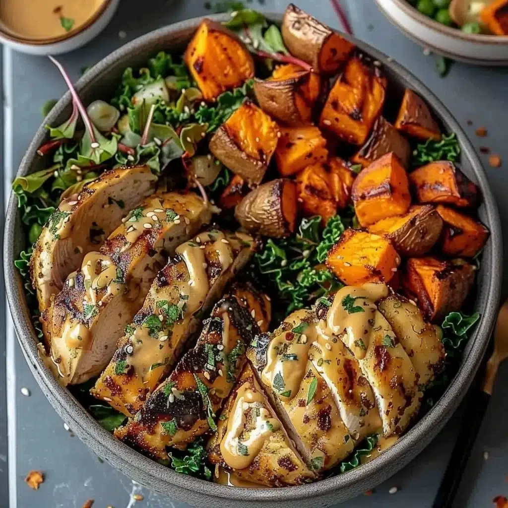 Maple Dijon Chicken Sweet Potato Bowls - Prepper Protein 3 Maple Dijon Chicken Sweet Potato Bowls - Prepper Protein