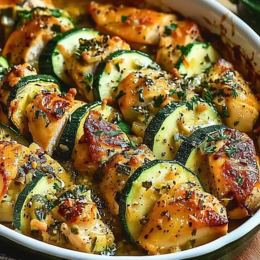 One-Dish Chicken and Zucchini Meal 3 One-Dish Chicken and Zucchini Meal