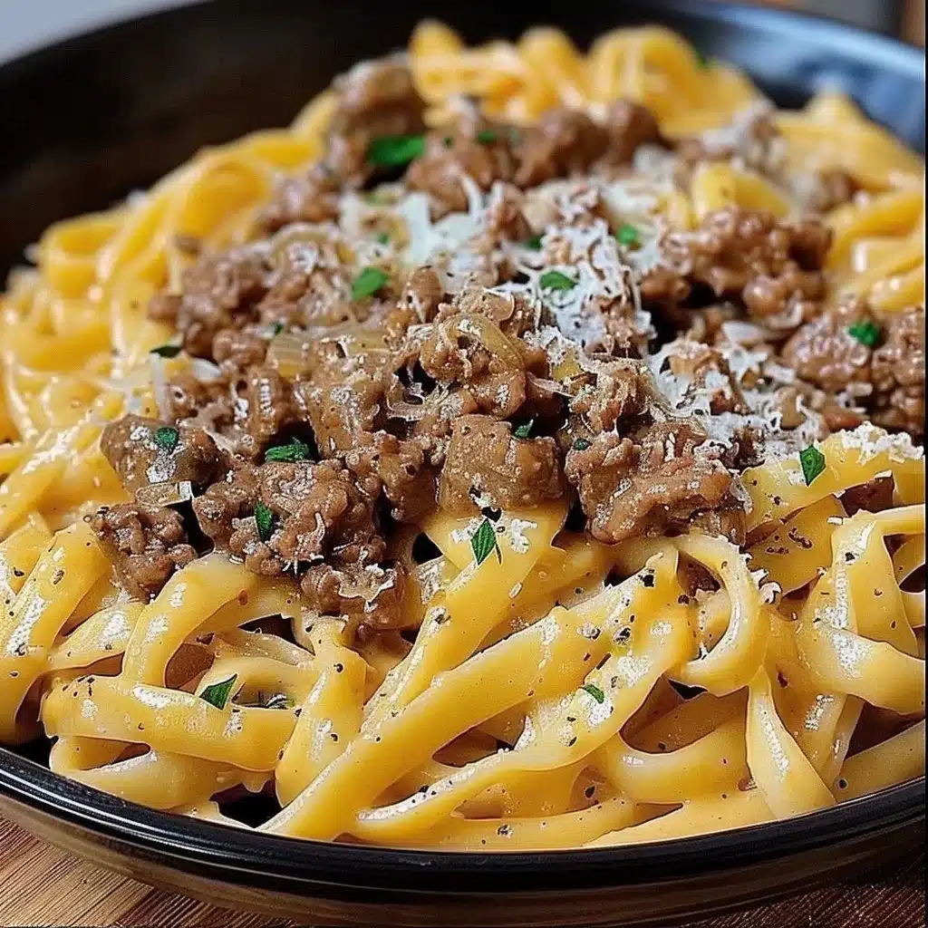 One-Pot Creamy Beef and Garlic Butter Pasta 3 One-Pot Creamy Beef and Garlic Butter Pasta