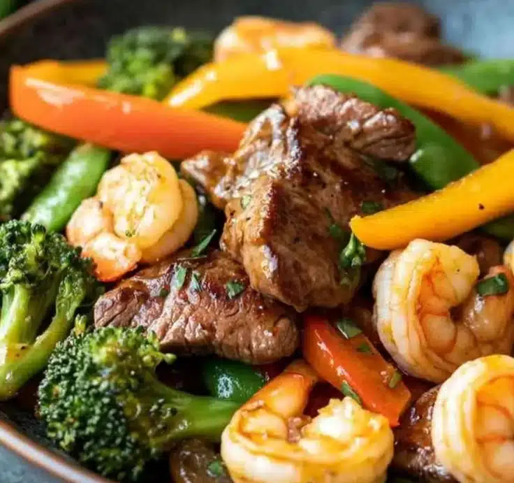 STEAK AND SHRIMP STIR FRY 3 STEAK AND SHRIMP STIR FRY