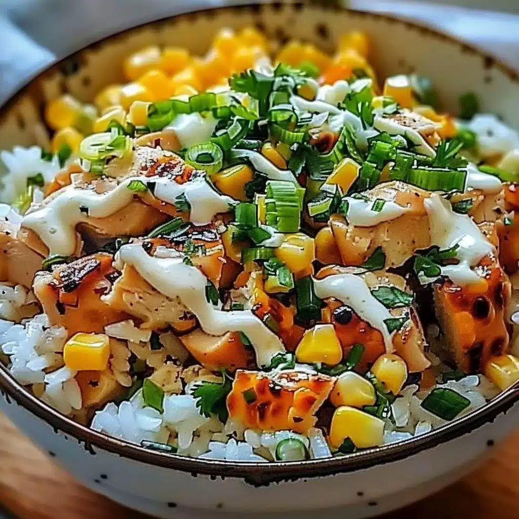 Street Corn Chicken Rice Bowl 3 Street Corn Chicken Rice Bowl