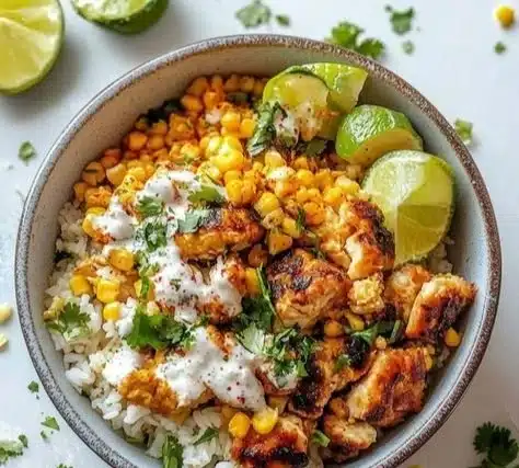 Street Corn Chicken Rice Bowl 1 Street Corn Chicken Rice Bowl