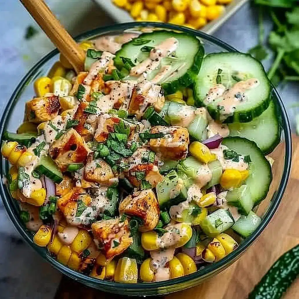 Street Corn Creamy Cucumber Chicken Salad: An Amazing Ultimate Recipe 3 Street Corn Creamy Cucumber Chicken Salad: An Amazing Ultimate Recipe