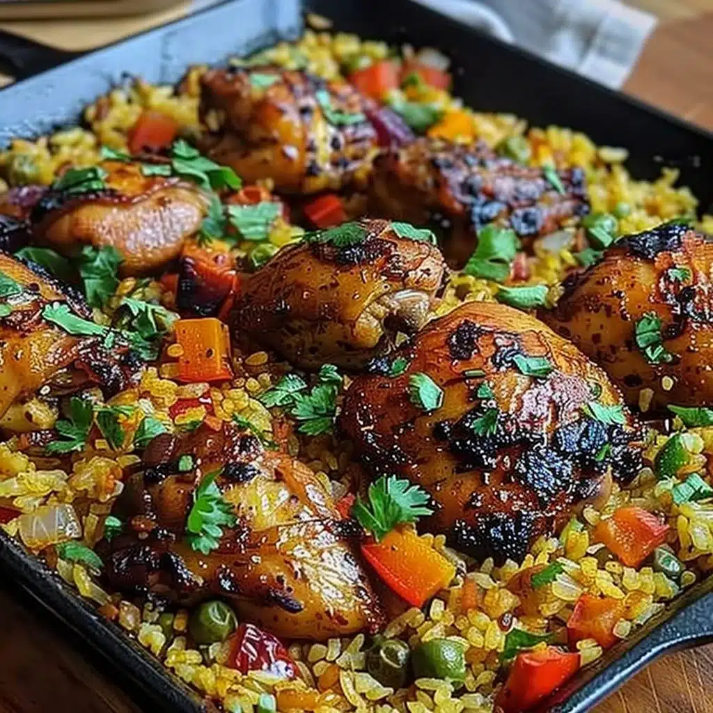 Caribbean Chicken and Rice 3 Caribbean Chicken and Rice