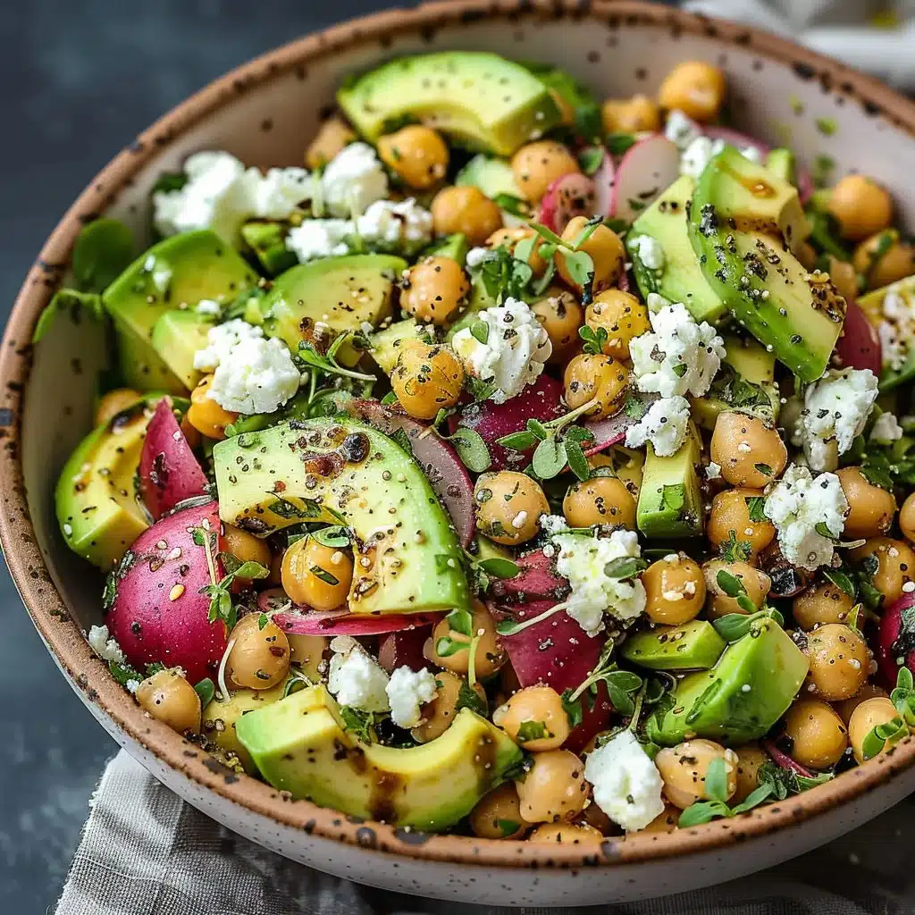 Chickpea Feta Avocado Salad 3 Chickpea Feta Avocado Salad