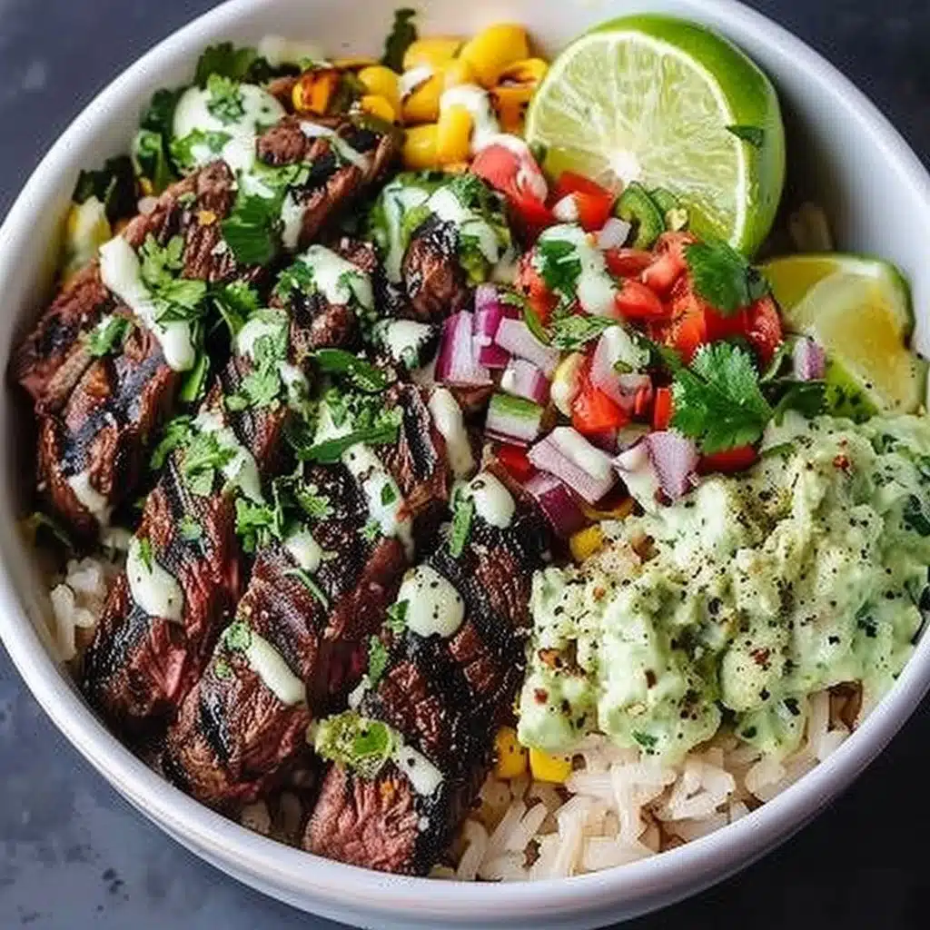 Cilantro Lime Steak Bowls 3 Cilantro Lime Steak Bowls