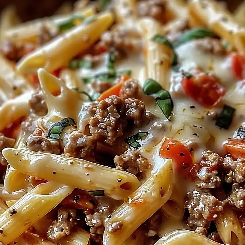 Creamy Rotel Pasta with Ground Beef 3 Creamy Rotel Pasta with Ground Beef Recipe - 40 Min Dinner