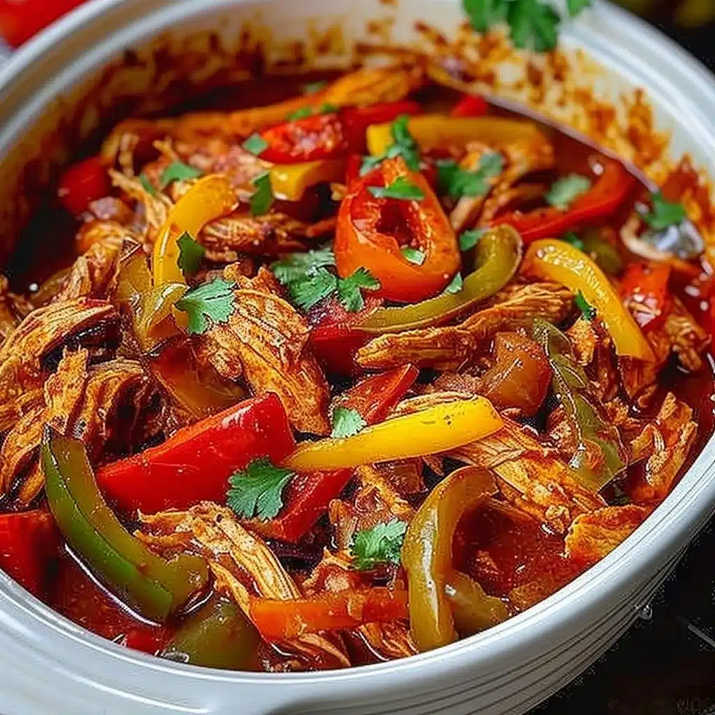 Easy Crockpot Chicken Fajitas 3 Easy Crockpot Chicken Fajitas