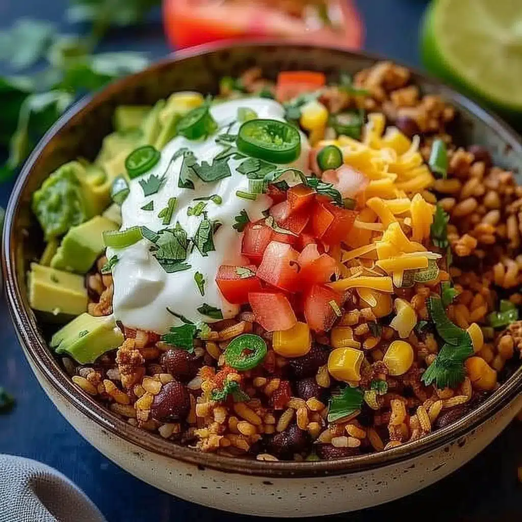 Easy Taco Rice Bowl 3 Easy Taco Rice Bowl