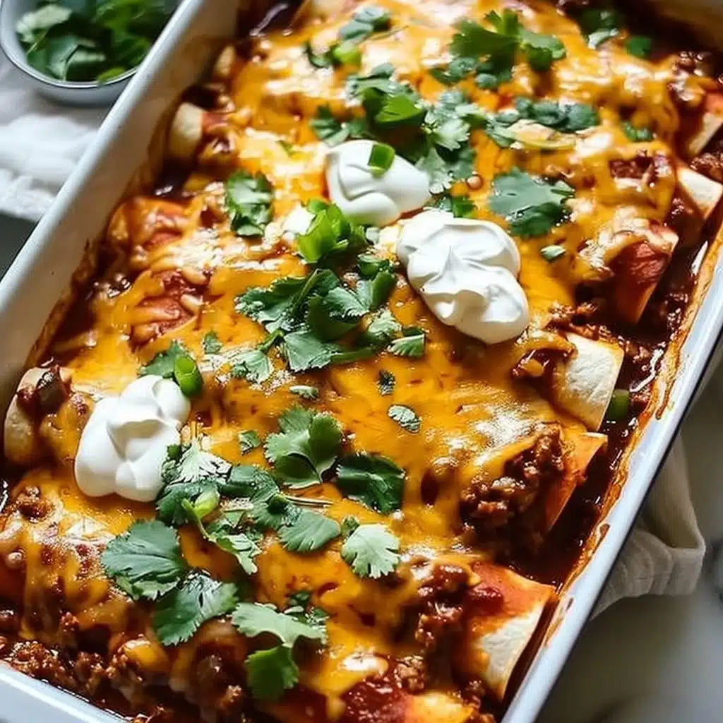 Ground Beef Enchiladas 3 Ground Beef Enchiladas