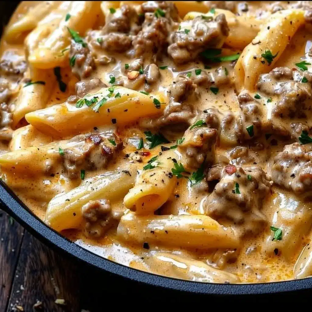 High Protein Creamy Beef Pasta Recipe for Quick Weeknight Dinners 3 High Protein Creamy Beef Pasta Recipe for Quick Weeknight Dinners