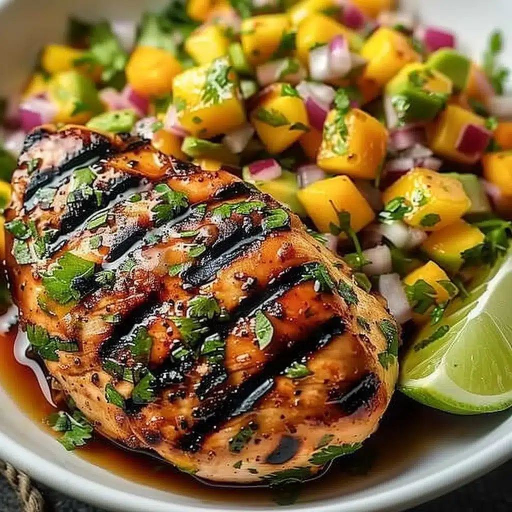 Honey Lime Chicken with Mango Salsa 3 Honey Lime Chicken with Mango Salsa