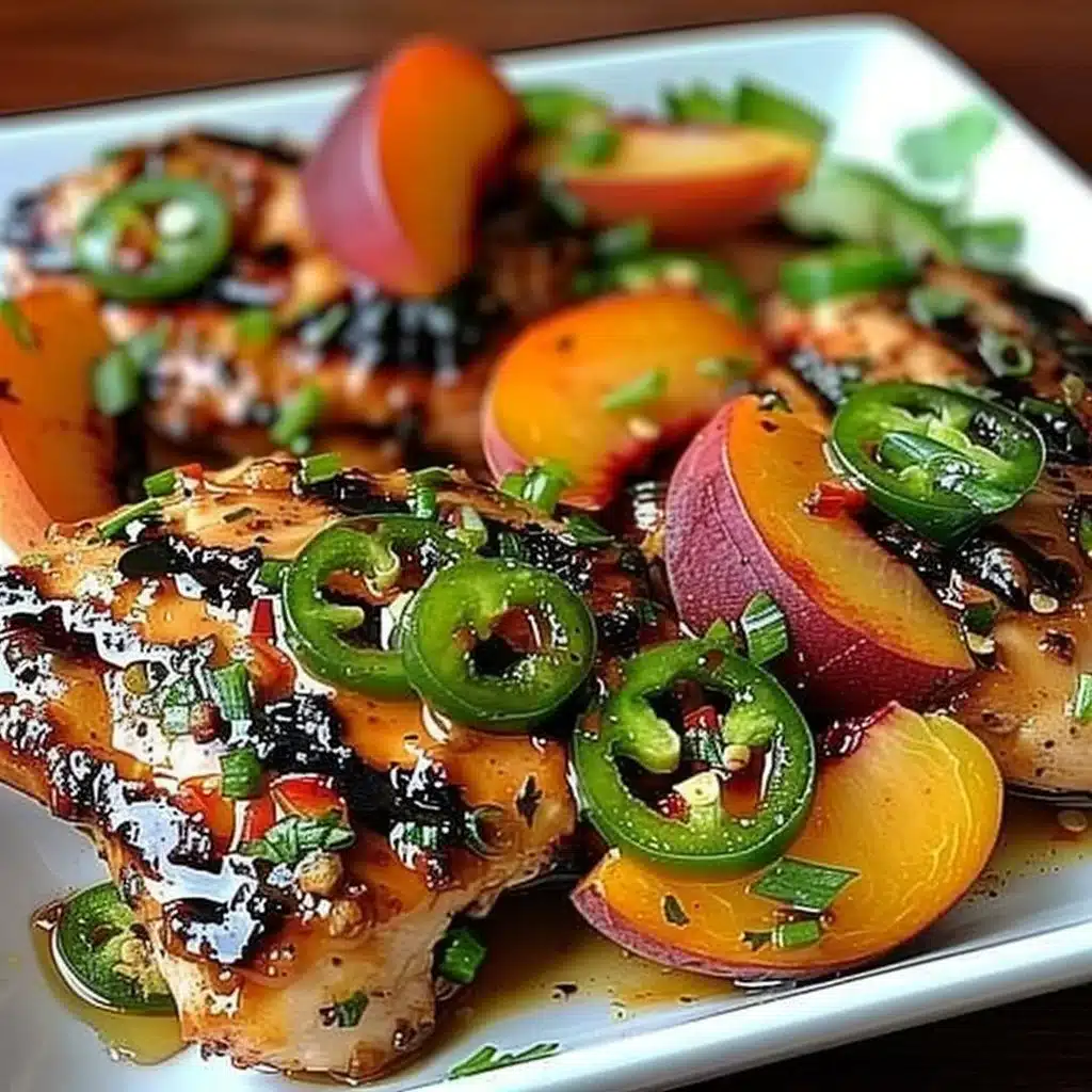 Jalapeño Peach Chicken 3 Jalapeño Peach Chicken