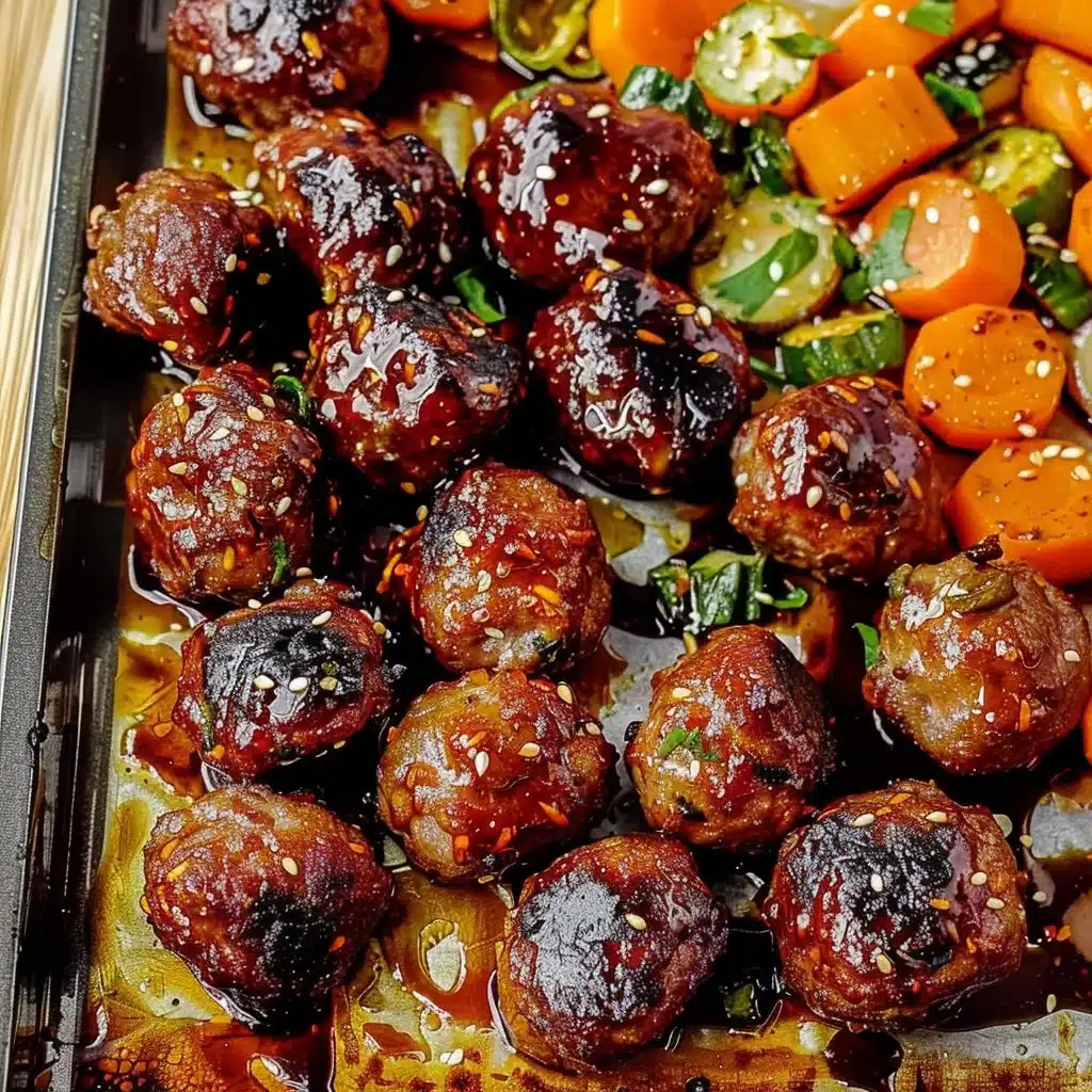 Korean BBQ Meatballs 3 Korean BBQ Meatballs