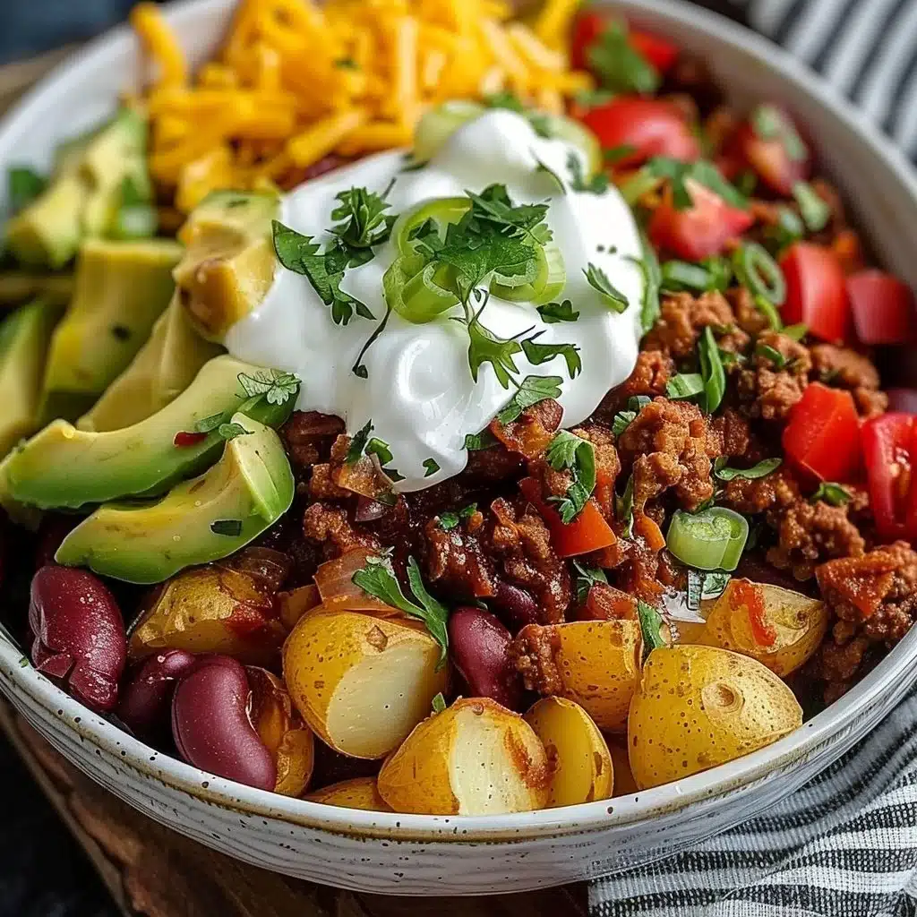 Loaded Potato Taco Bowl 3 Loaded Potato Taco Bowl