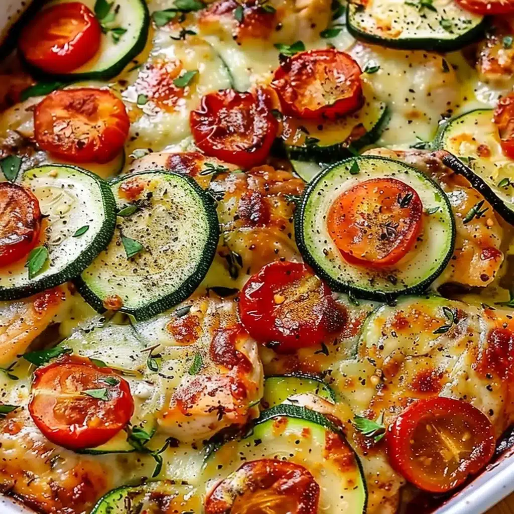 Mediterranean Chicken Zucchini Bake 3 Mediterranean Chicken Zucchini Bake