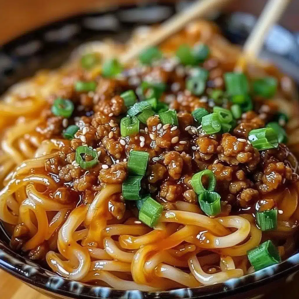 Mongolian Ground Beef Noodles 3 Mongolian Ground Beef Noodles