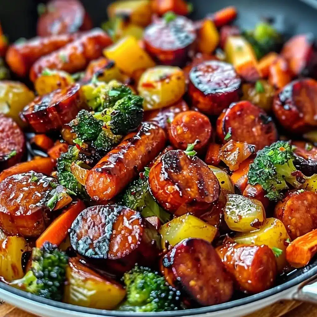 One-Pan Honey Garlic Kielbasa & Veggies: Easy Family Delight 3 One-Pan Honey Garlic Kielbasa & Veggies: Easy Family Delight