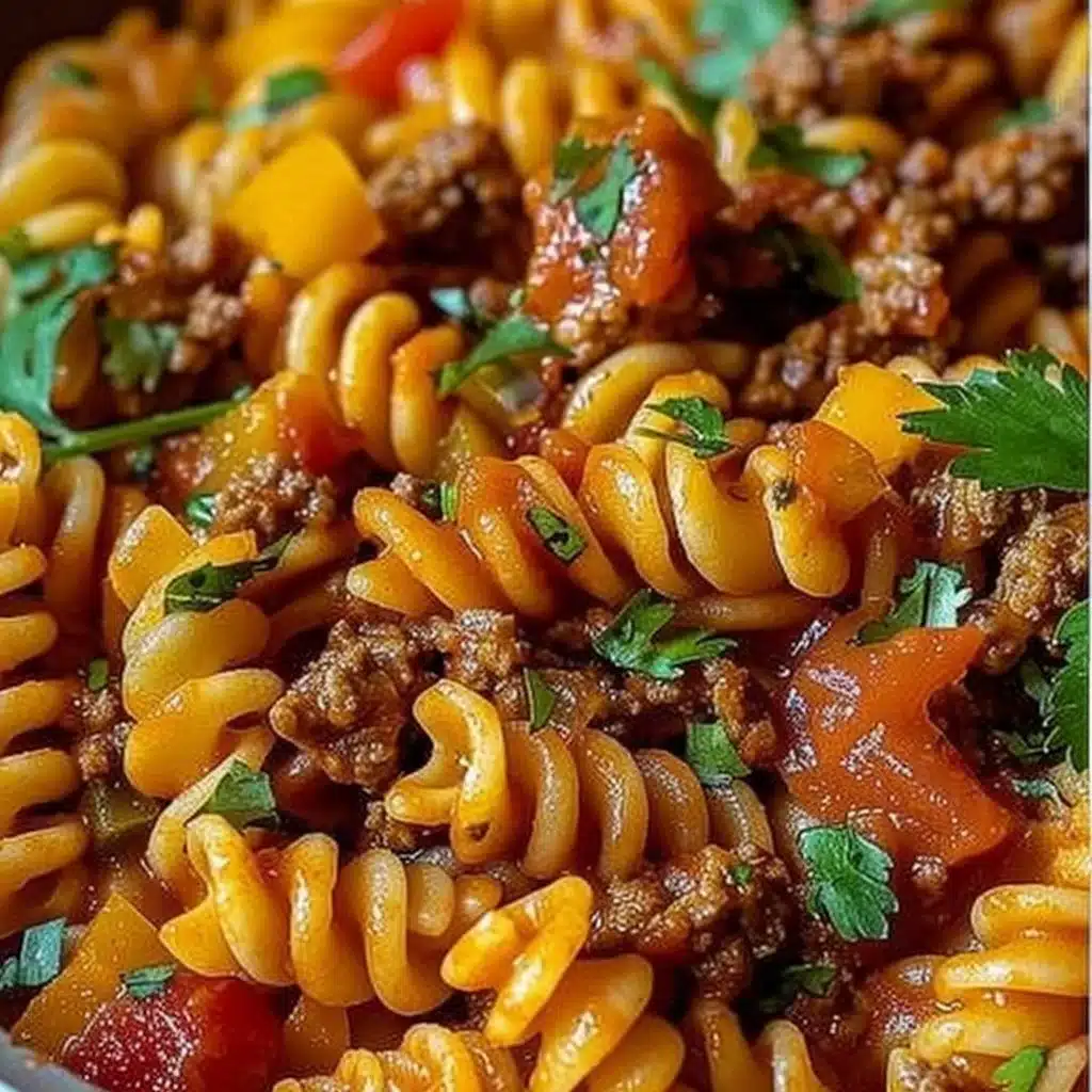 One Pot Beef Taco Pasta 3 One Pot Beef Taco Pasta