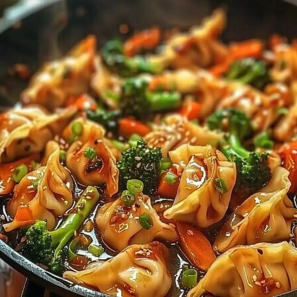 Potsticker Stir Fry Delight 3 Potsticker Stir Fry Delight