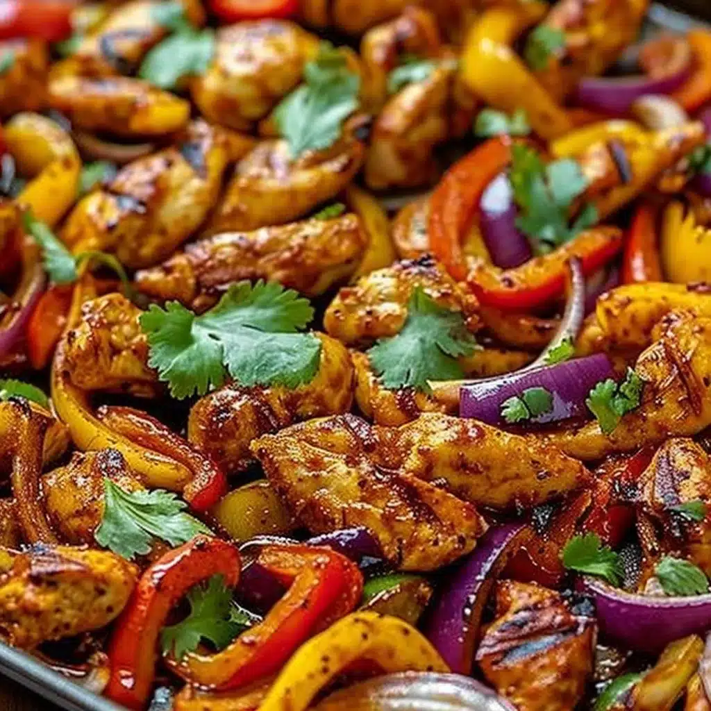 Sheet Pan Chicken Fajitas 3 Sheet Pan Chicken Fajitas