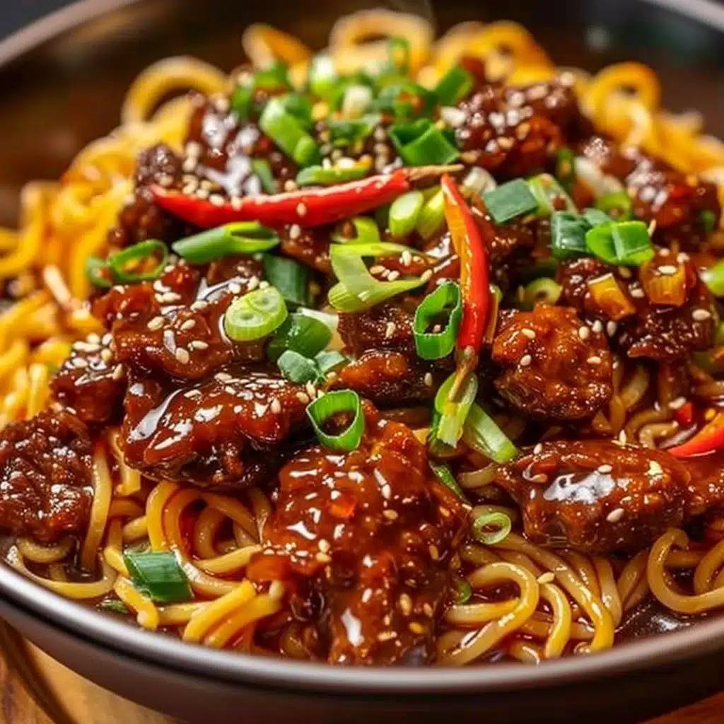 Sticky Beef Noodles 3 Sticky Beef Noodles