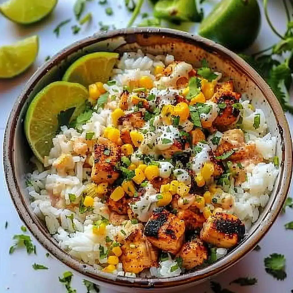Street Corn Chicken Rice Bowl 3 Street Corn Chicken Rice Bowl