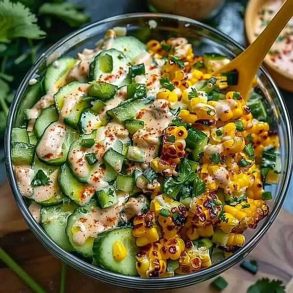 Street Corn Creamy Cucumber Chicken Salad: An Amazing Ultimate Recipe 3 Street Corn Creamy Cucumber Chicken Salad: An Amazing Ultimate Recipe